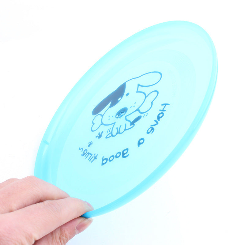 Silicone Flying Saucer Funny Pets Dog Cat Toy Dog Game Flying Discs Resistant Chew Puppy Training Interactive Pet Supplies by Ricaloux