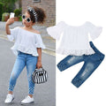 Shirt Shorts Girls Girl Kids Clothes For Baby Set Children - RICALOUX