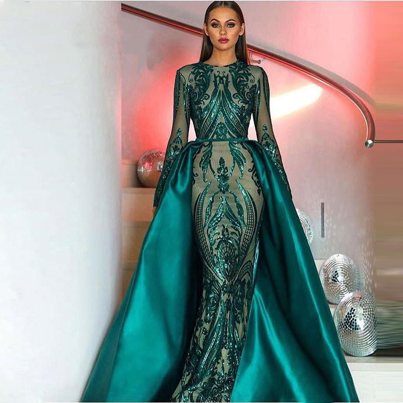 Slim high-end evening dress - RICALOUX