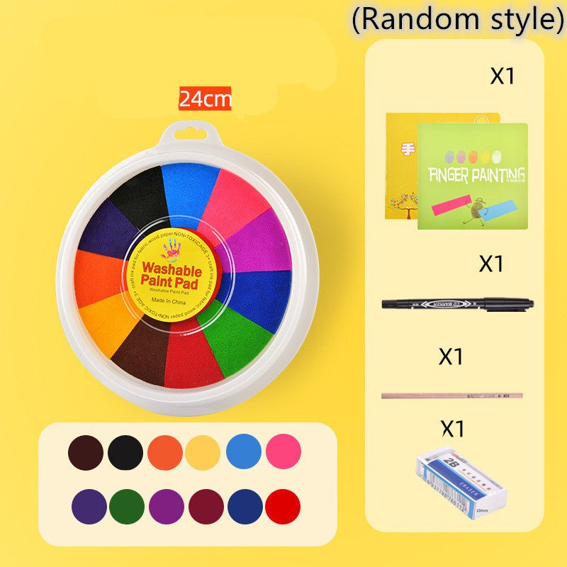 New Hot Selling Kindergarten Finger Print Mud Non-toxic Washable Pigment - RICALOUX