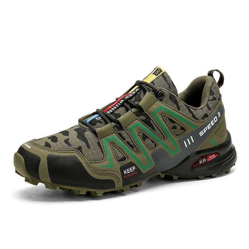 Men Hiking Shoes Climbing Male Sports Shoes Work Safety Toe Tactical Non-Slip Durable Trekking Sneakers Mens Footwear by Ricaloux
