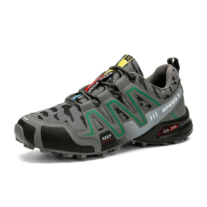 Men Hiking Shoes Climbing Male Sports Shoes Work Safety Toe Tactical Non-Slip Durable Trekking Sneakers Mens Footwear by Ricaloux