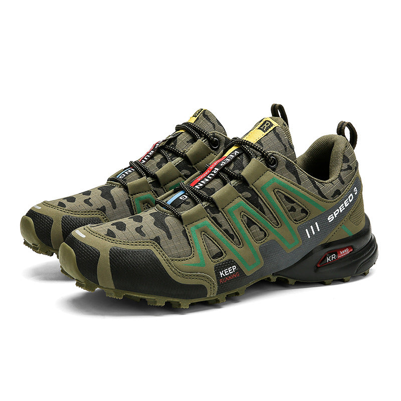 Men Hiking Shoes Climbing Male Sports Shoes Work Safety Toe Tactical Non-Slip Durable Trekking Sneakers Mens Footwear by Ricaloux