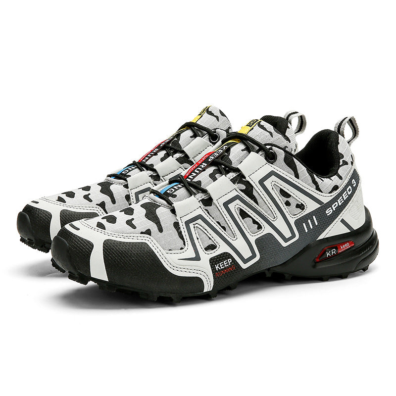Men Hiking Shoes Climbing Male Sports Shoes Work Safety Toe Tactical Non-Slip Durable Trekking Sneakers Mens Footwear by Ricaloux