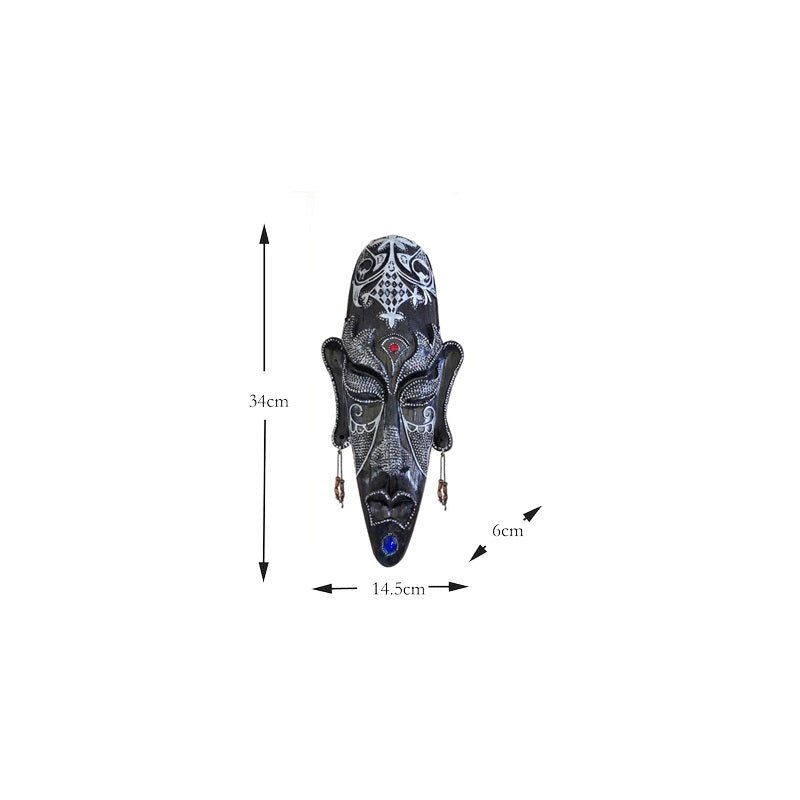Resin Tribal Mask Home Decor - RICALOUX
