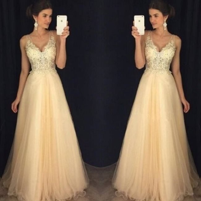 Lady Lace Dresses Evening Gown Wedding - RICALOUX