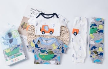Children's Clothing Short-sleeved Boys And Girls Home Wear Summer Baby Underwear Pajamas Set - RICALOUX