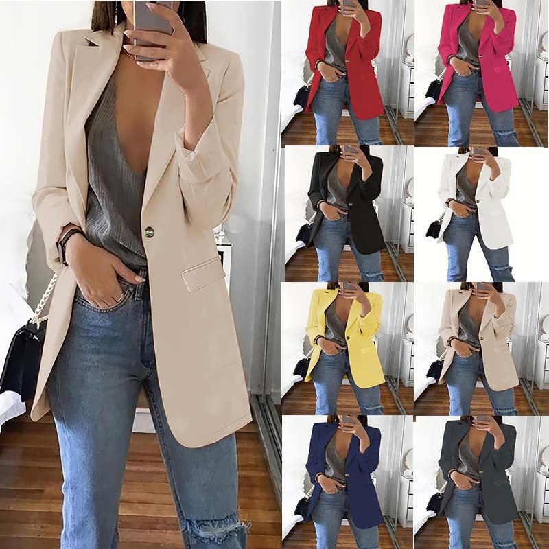 New Stylish Casual Slim-fit Lapel Blazer For Women – Premium 0 | RICALOUX