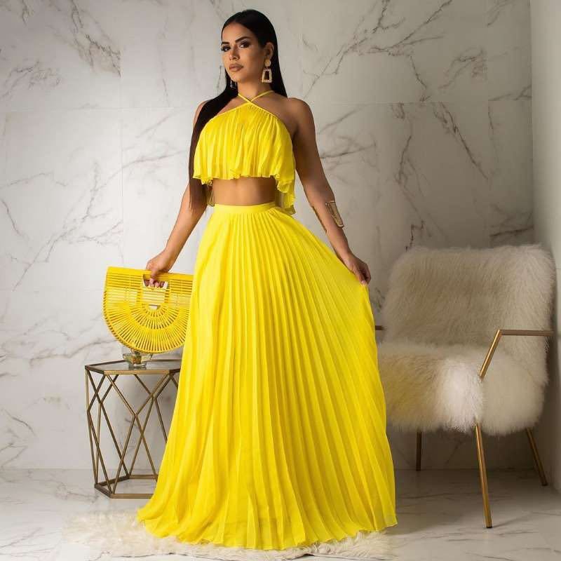 Two-layer fabric mainstream two-piece set - RICALOUX
