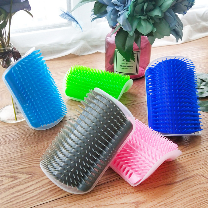 Cat Self-Grooming Brush Pet Wall Rubbing Device by Ricaloux