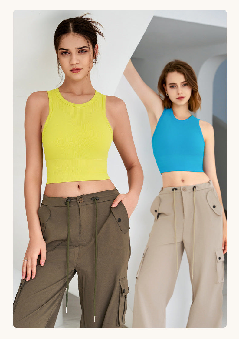 Matte Sports Yoga Outfit, Hip-Lifting Shorts, Shockproof Sports Bra, Quick-Dry Fitness Set – Premium 4 | RICALOUX