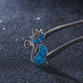 Pendant Blue Opal Necklace Jewelry Gift for Women – Premium 0 | RICALOUX