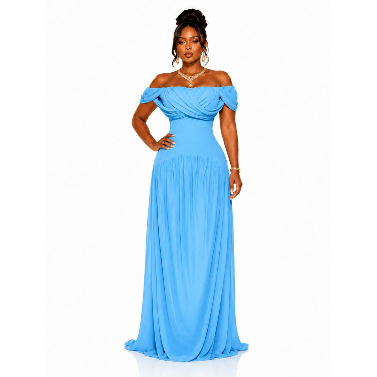 Figure-flattering Slimming Sleeveless Dress by Ricaloux