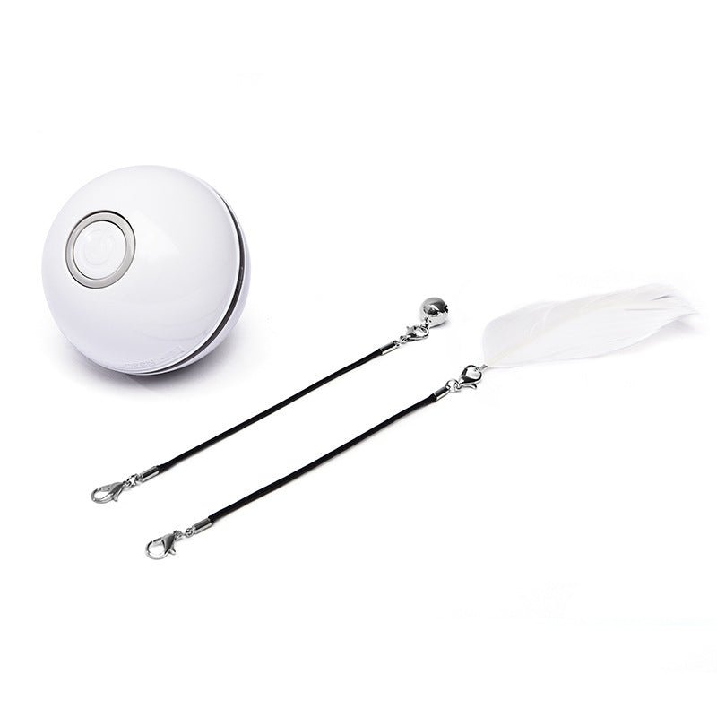 LED Laser Electronic Rolling Pet Funny Cat Toy Ball - RICALOUX