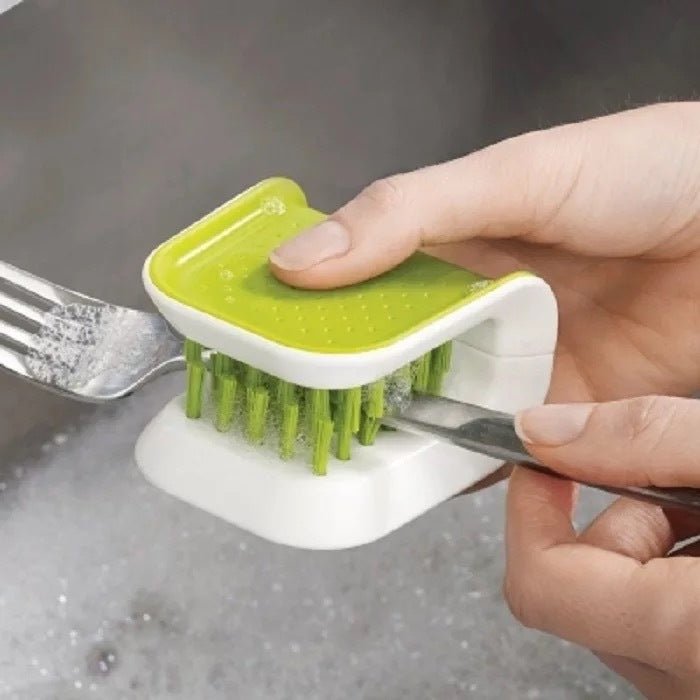 U-Shaped Knife And Cutlery Cleaner Brush Home Kitchen Cleaning Brushes Bristle Scrub Kitchen Washing - RICALOUX