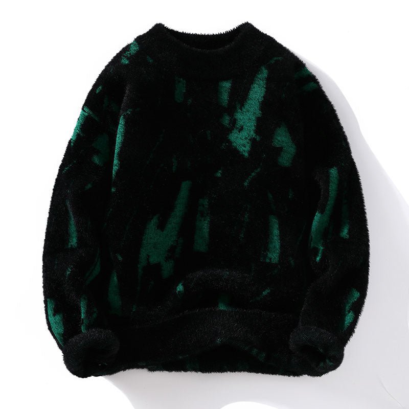 Winter Fleece-lined Thickened Men's Bottoming Sweater Fall And Winter Inner - RICALOUX