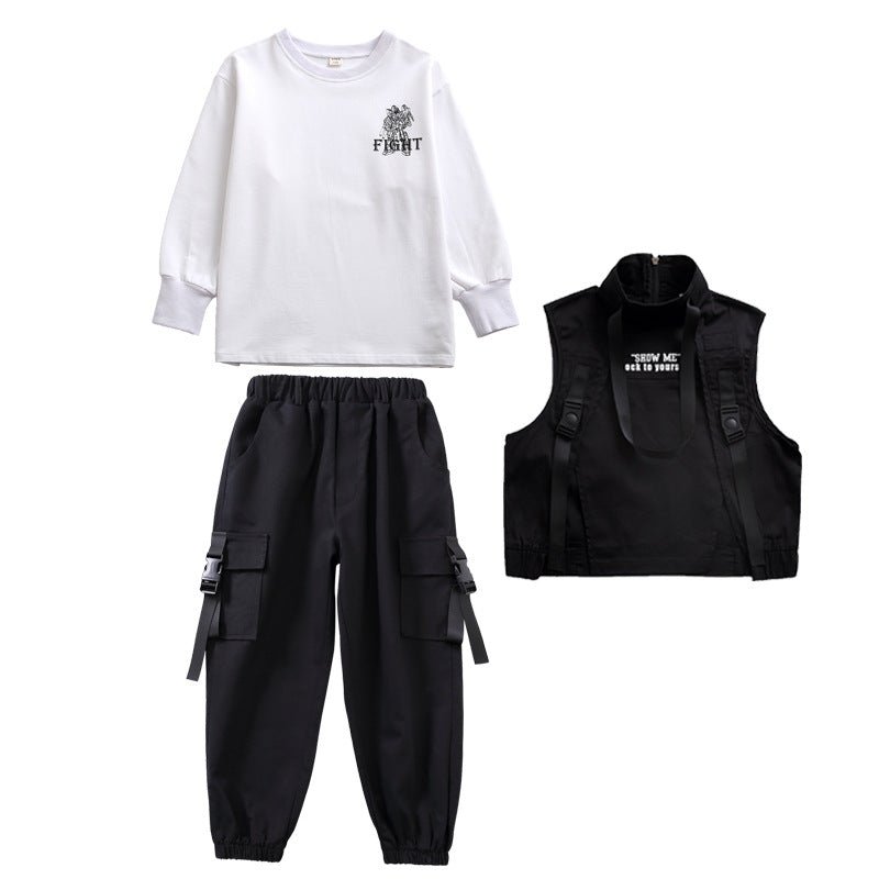 Hip Hop Costume Boys And Girls Fashion Trendy Children's Clothing - RICALOUX