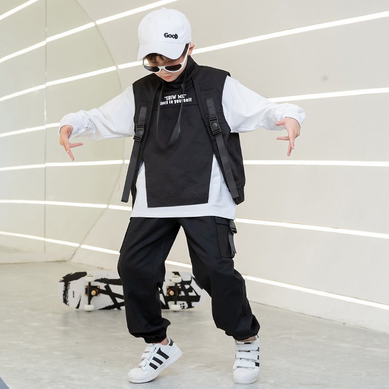 Hip Hop Costume Boys And Girls Fashion Trendy Children's Clothing - RICALOUX