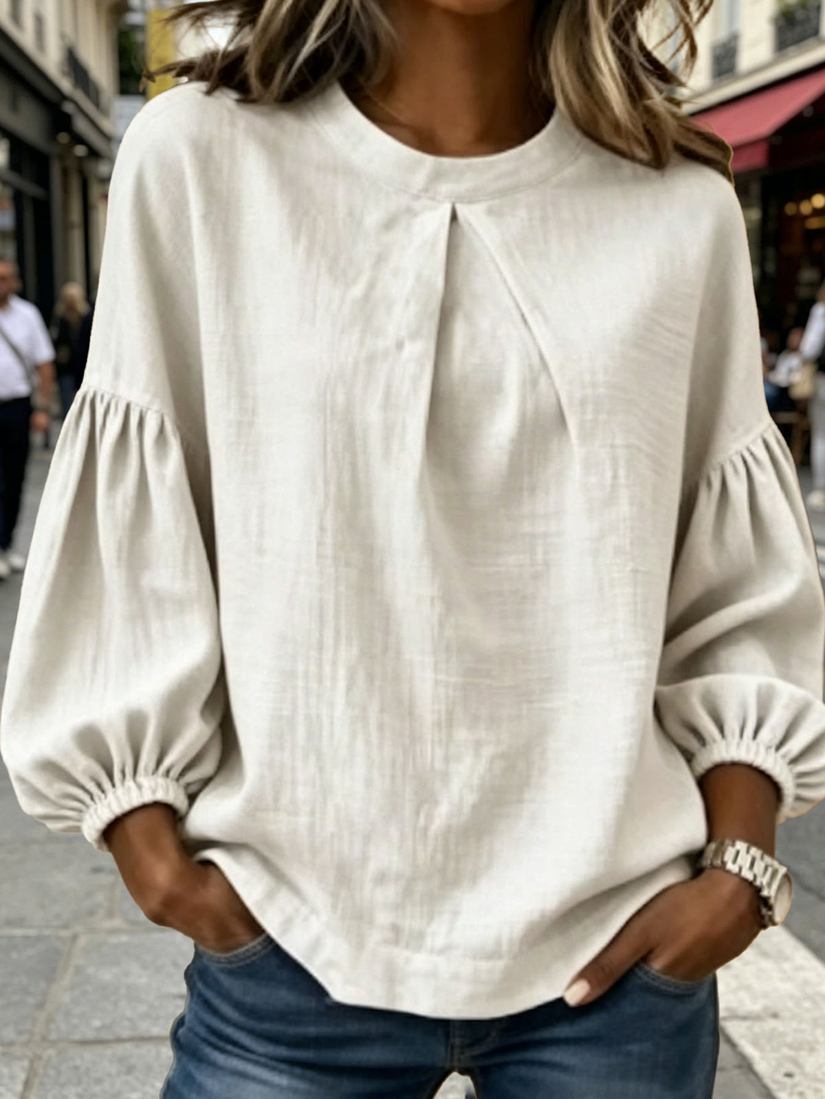 Long-sleeved European-style Round-neck Shirt For Men – Premium 0 | RICALOUX