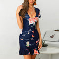 Women's Short Sleeve Dress - RICALOUX
