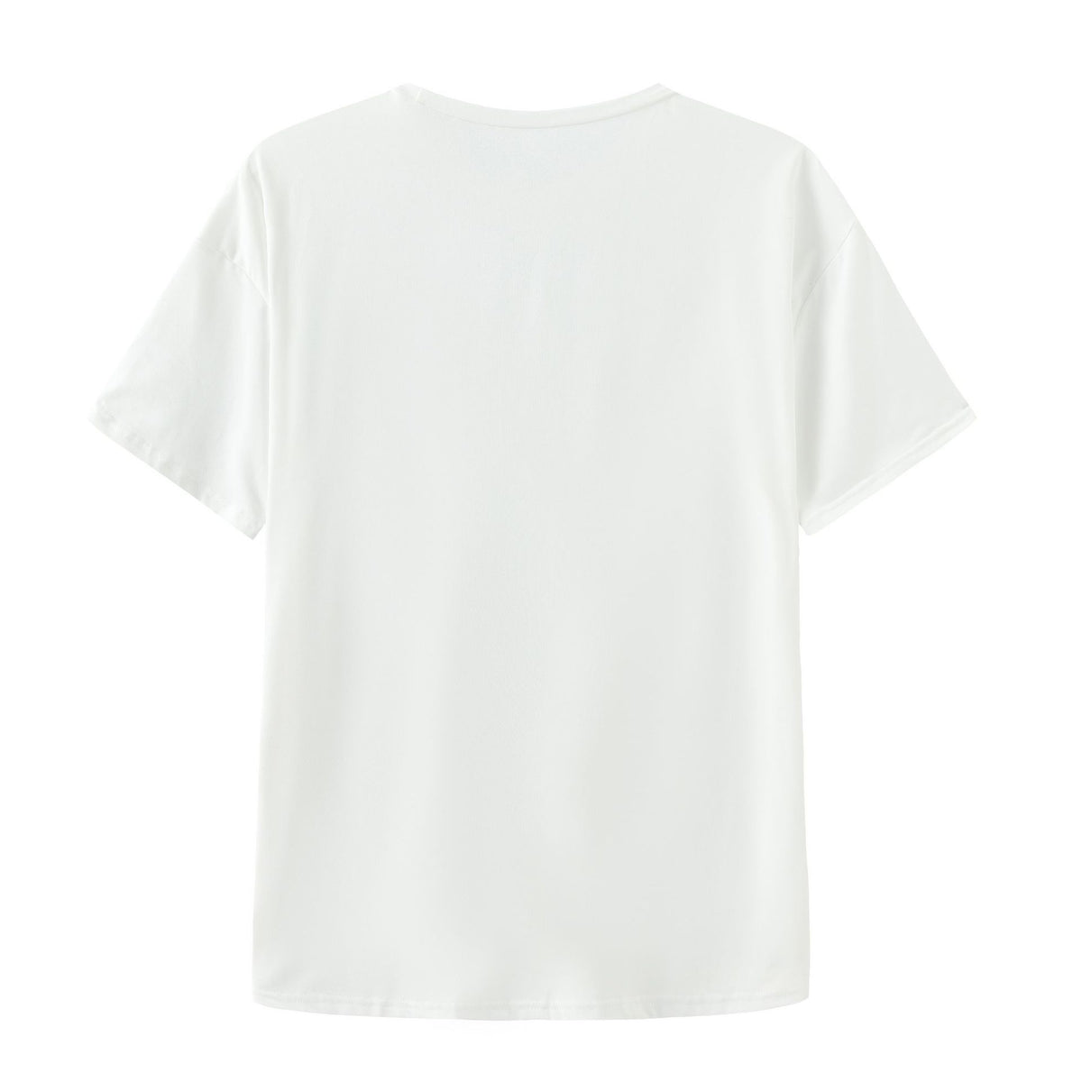 Printed Casual Loose-fit Short-sleeve T-shirt by Ricaloux