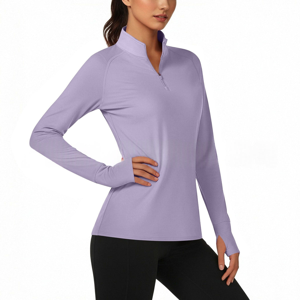 Womens Casual Solid-color Versatile Bottoming Shirt – Premium 0 | RICALOUX