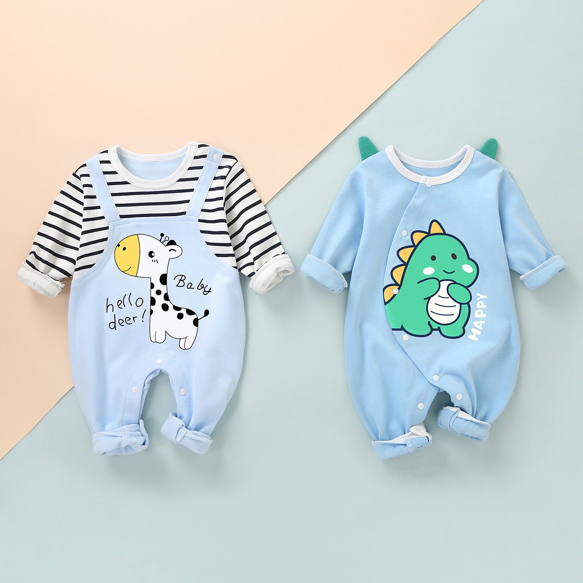 Long-sleeved Romper Girl Baby Clothes Autumn Suit - RICALOUX