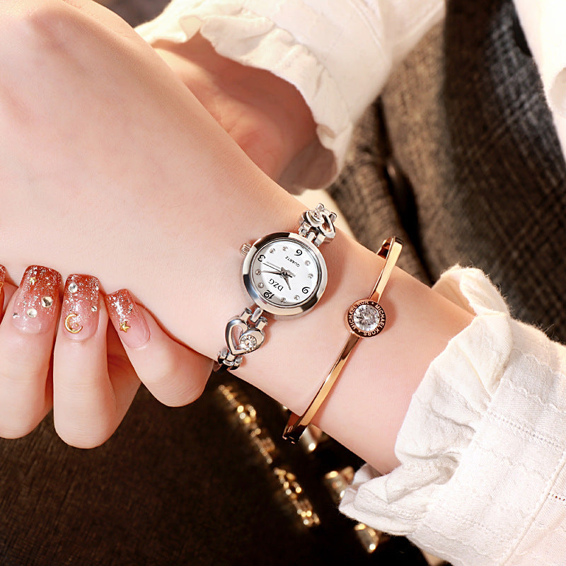 Simple Rhinestone Jewelry For Women Casual Watch by Ricaloux