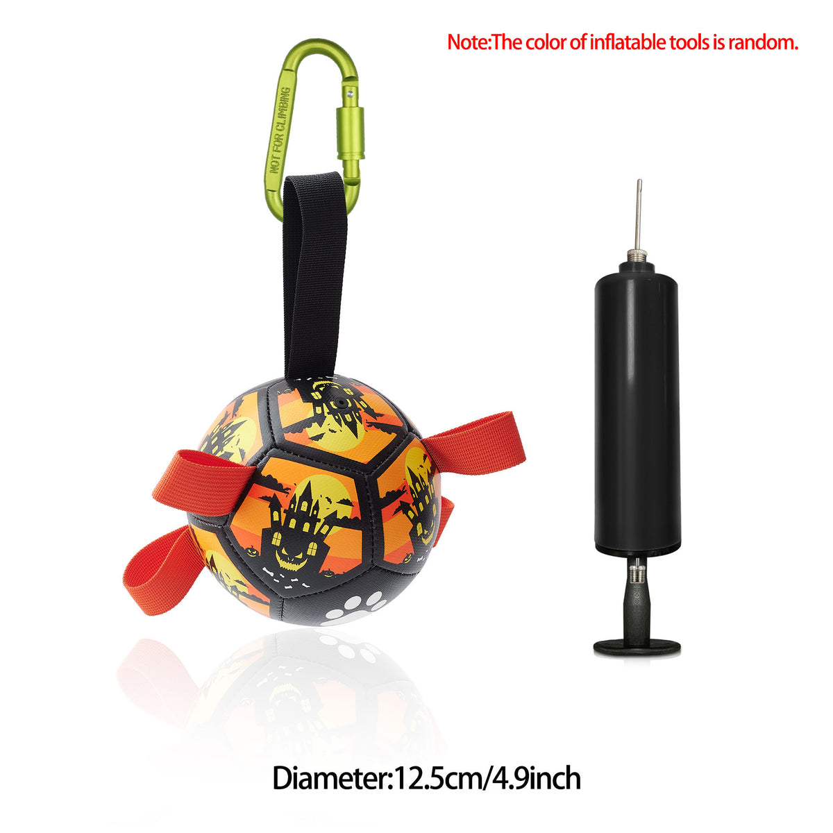 Interactive Dog Football Toy Soccer Ball Inflated Training Toy For Dogs Outdoor Border Collie Balls For Large Dogs Pet Supplies by Ricaloux