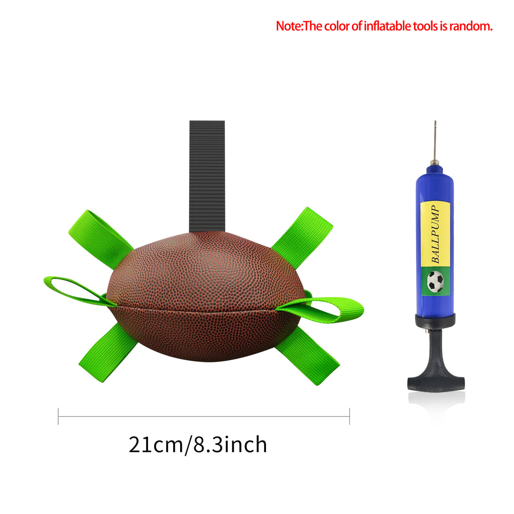 Interactive Dog Football Toy Soccer Ball Inflated Training Toy For Dogs Outdoor Border Collie Balls For Large Dogs Pet Supplies by Ricaloux