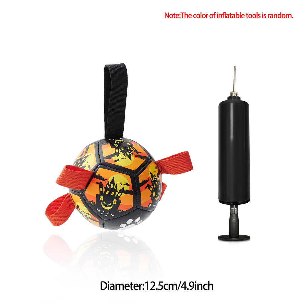 Interactive Dog Football Toy Soccer Ball Inflated Training Toy For Dogs Outdoor Border Collie Balls For Large Dogs Pet Supplies by Ricaloux