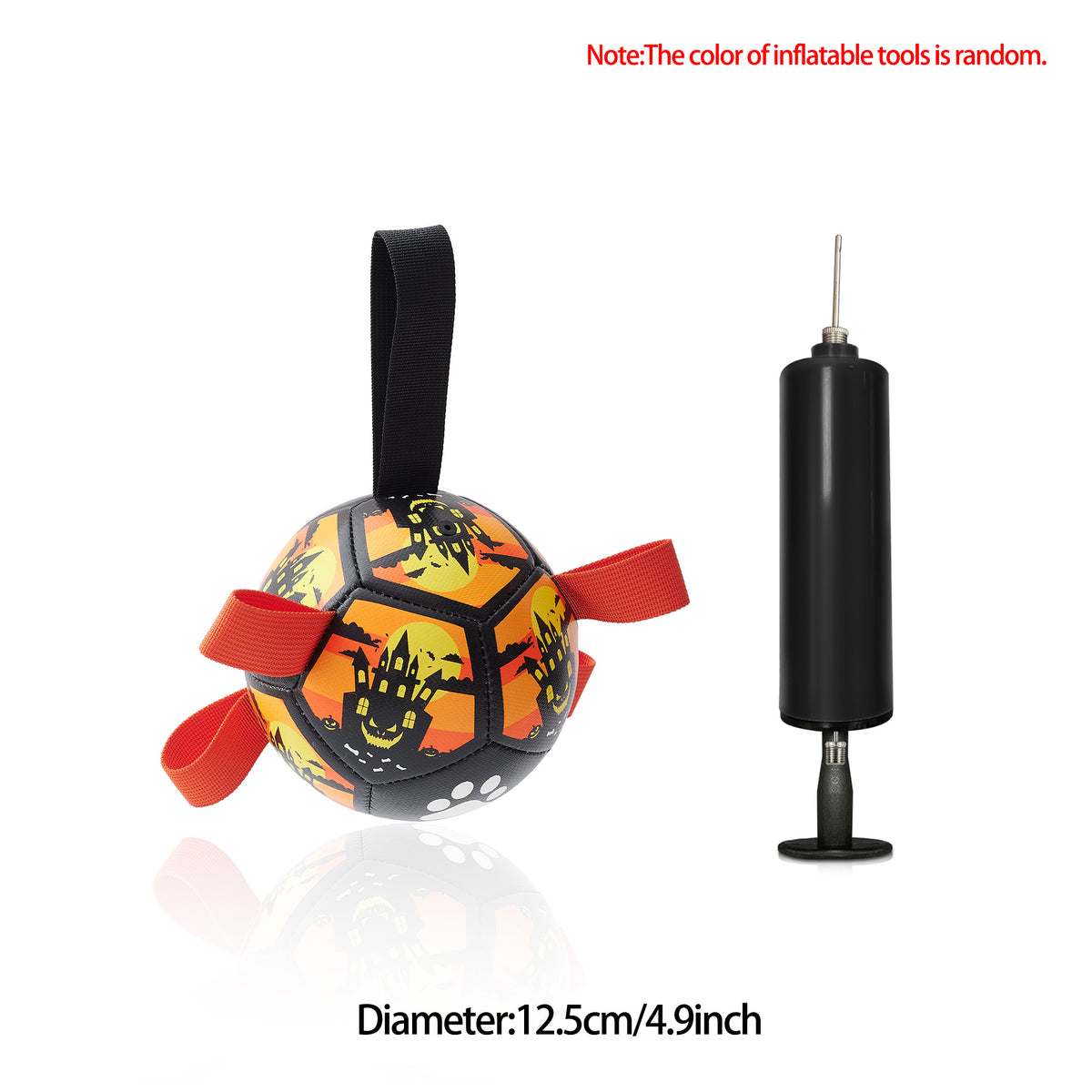 Interactive Dog Football Toy Soccer Ball Inflated Training Toy For Dogs Outdoor Border Collie Balls For Large Dogs Pet Supplies by Ricaloux