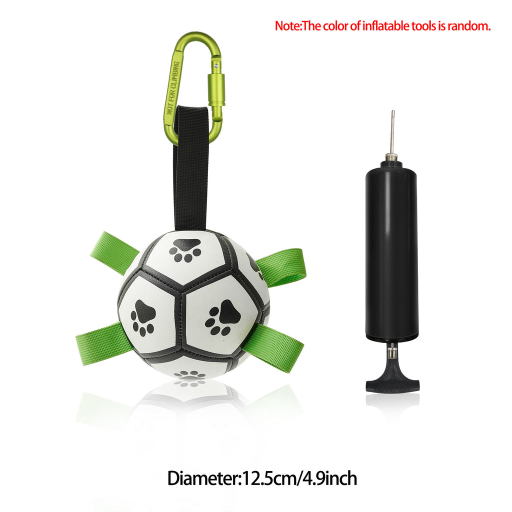 Interactive Dog Football Toy Soccer Ball Inflated Training Toy For Dogs Outdoor Border Collie Balls For Large Dogs Pet Supplies by Ricaloux