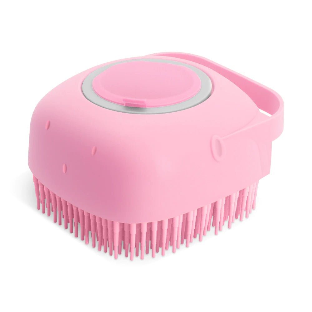 Pet Dog Shampoo Massager Brush Cat Massage Comb Grooming Scrubber Shower Brush For Bathing Short Hair Soft Silicone Brushes - RICALOUX