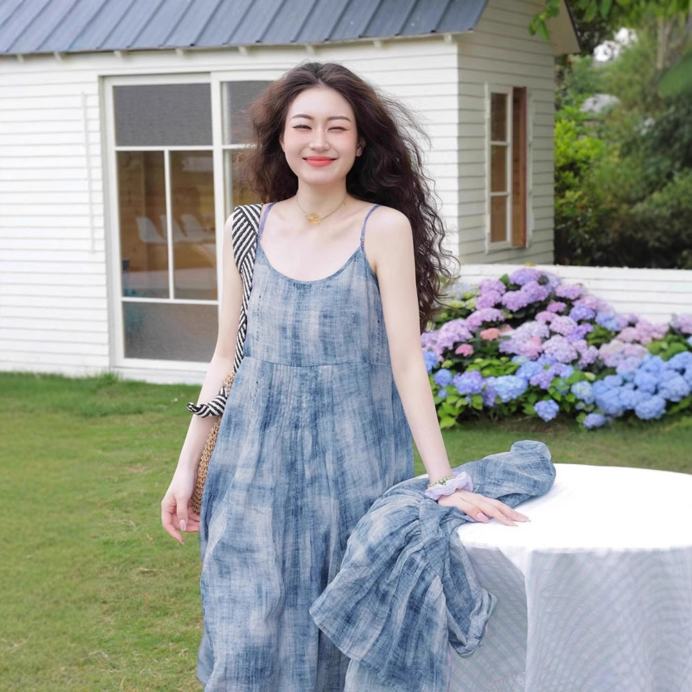 Women's Printed Shirt Top And Strap Dress – Premium 0 | RICALOUX