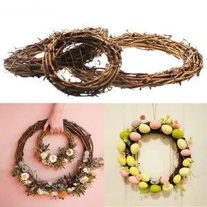 DIY Home Decor Natural Rattan Wreath - RICALOUX