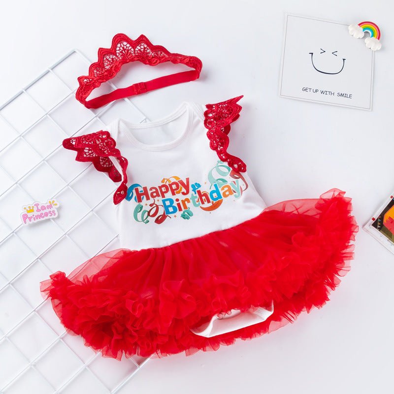 Baby clothes 0-2 years old baby girl sleeveless dress - RICALOUX