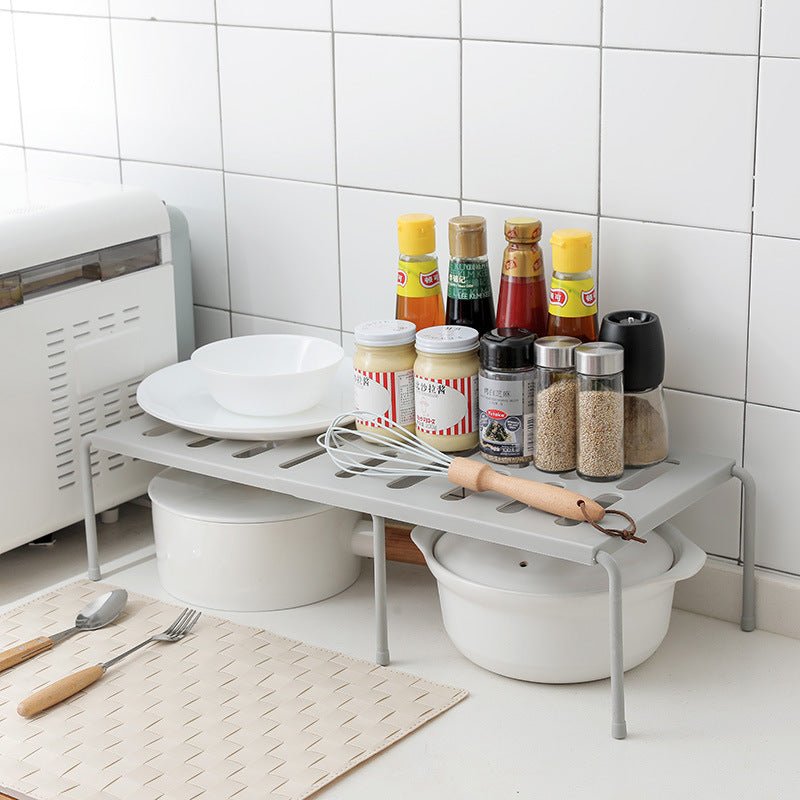 Telescopic kitchen rack kitchen supplies rack - RICALOUX