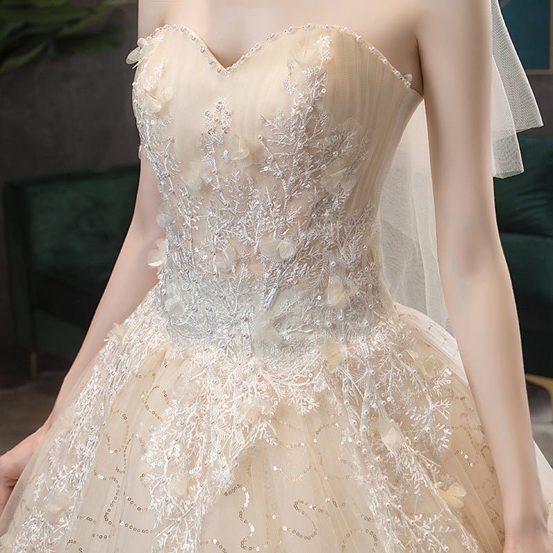 Going out Sasen light wedding dress - RICALOUX