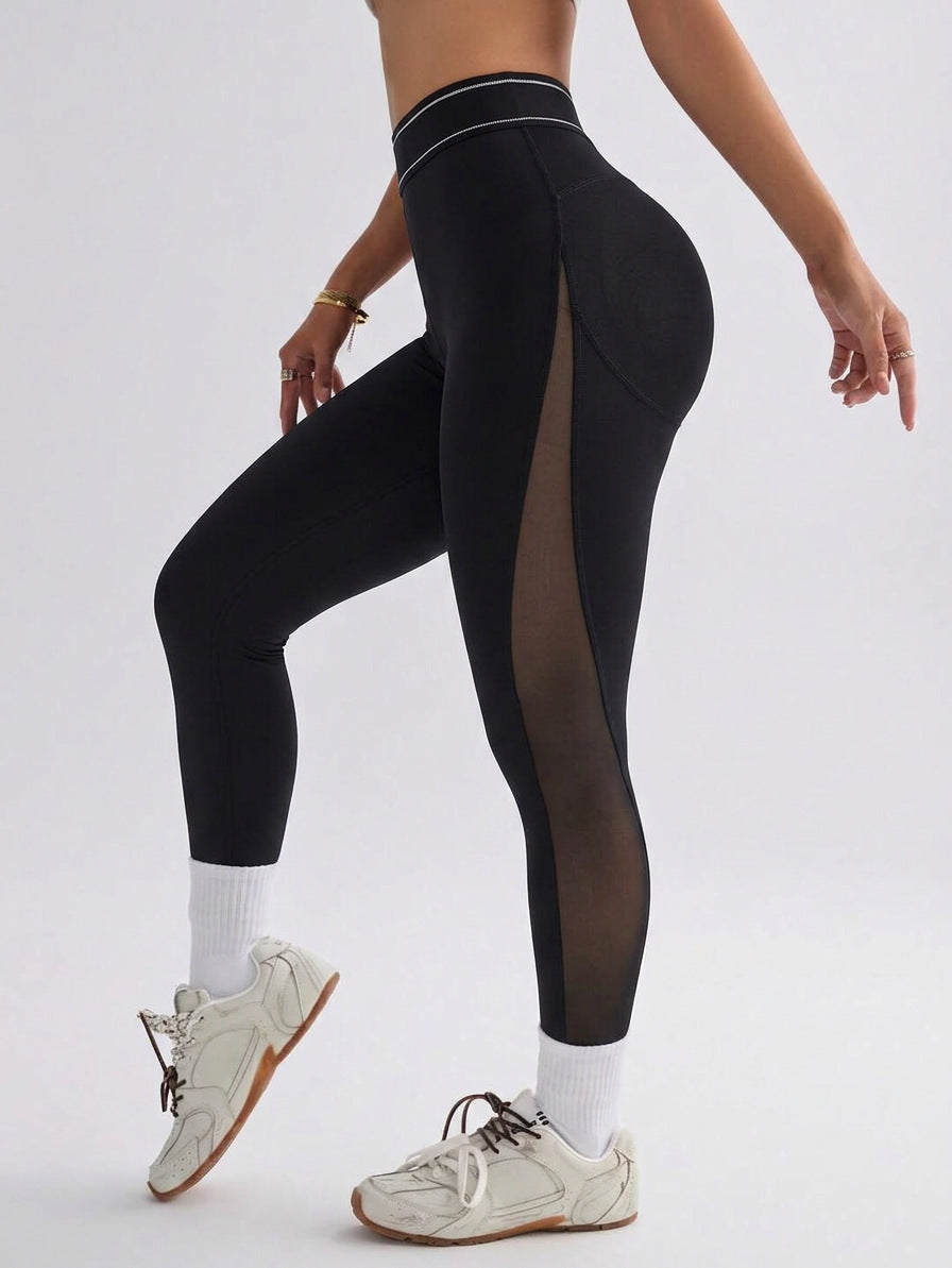 Mesh-Panel Sports Leggings For Women – Premium 0 | RICALOUX