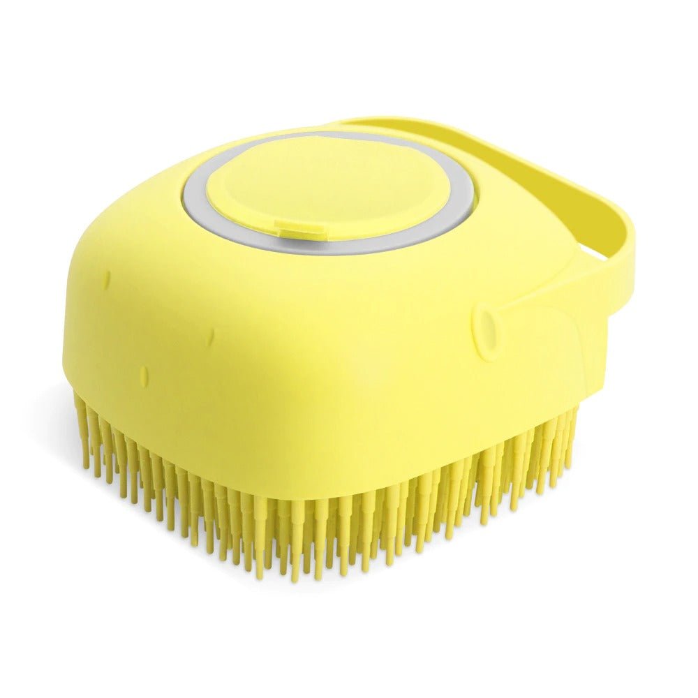 Pet Dog Shampoo Massager Brush Cat Massage Comb Grooming Scrubber Shower Brush For Bathing Short Hair Soft Silicone Brushes - RICALOUX