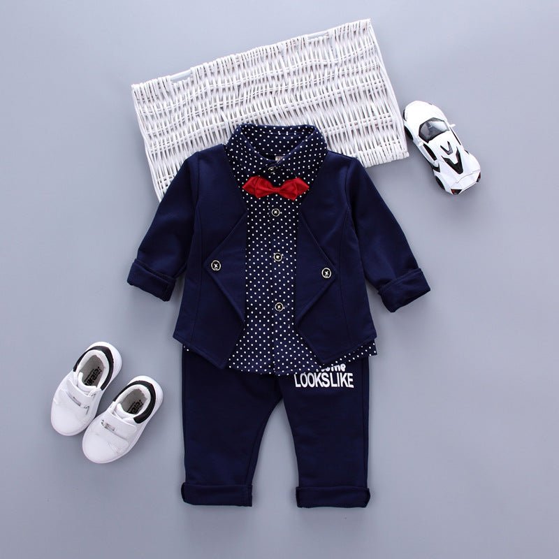 Children's Boys' Clothing Set Fake Two-piece Set - RICALOUX