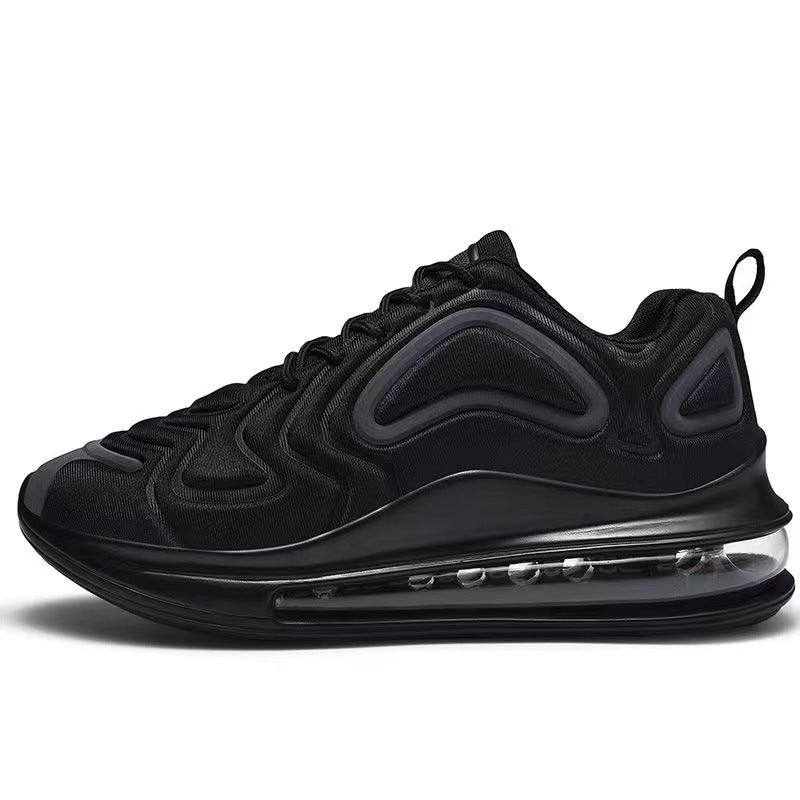 Casual Air Cushion Black Shoes Men Outdoor Breathable Lace-up Sneakers Running Sports Shoes – Premium 4 | RICALOUX