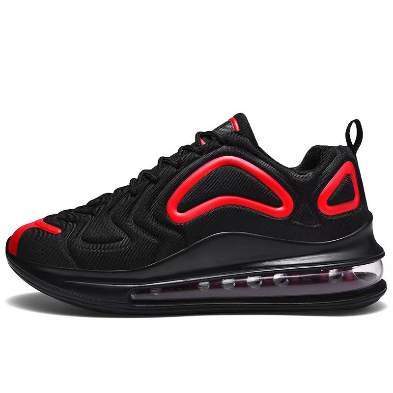 Casual Air Cushion Black Shoes Men Outdoor Breathable Lace-up Sneakers Running Sports Shoes – Premium 4 | RICALOUX