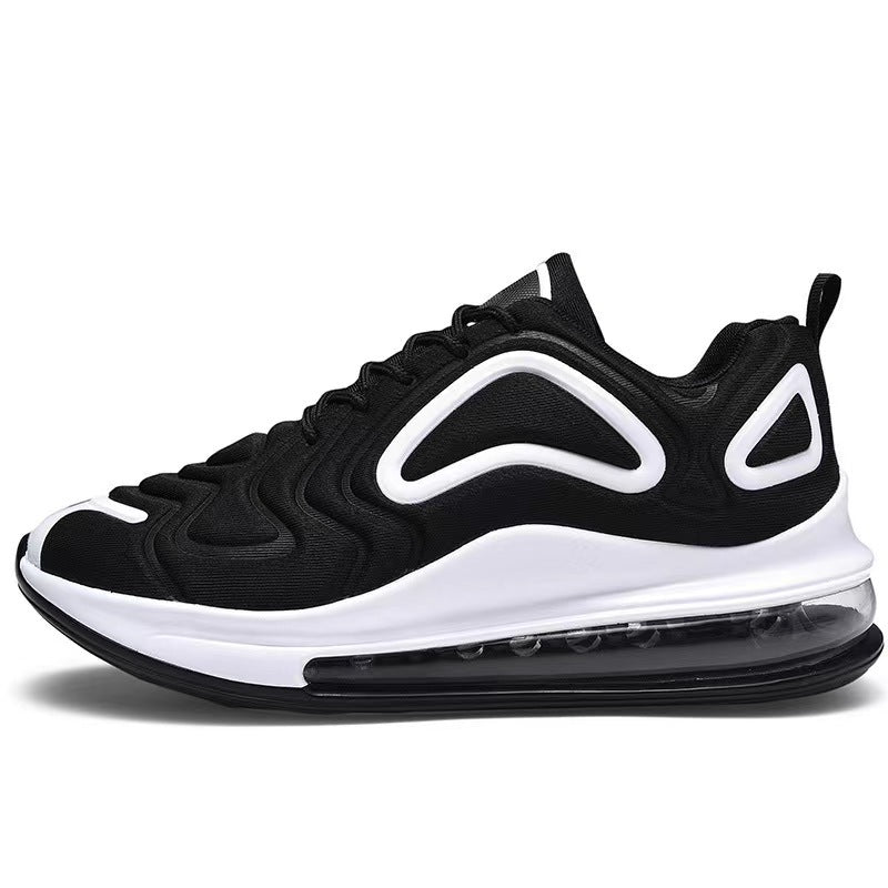Casual Air Cushion Black Shoes Men Outdoor Breathable Lace-up Sneakers Running Sports Shoes – Premium 4 | RICALOUX