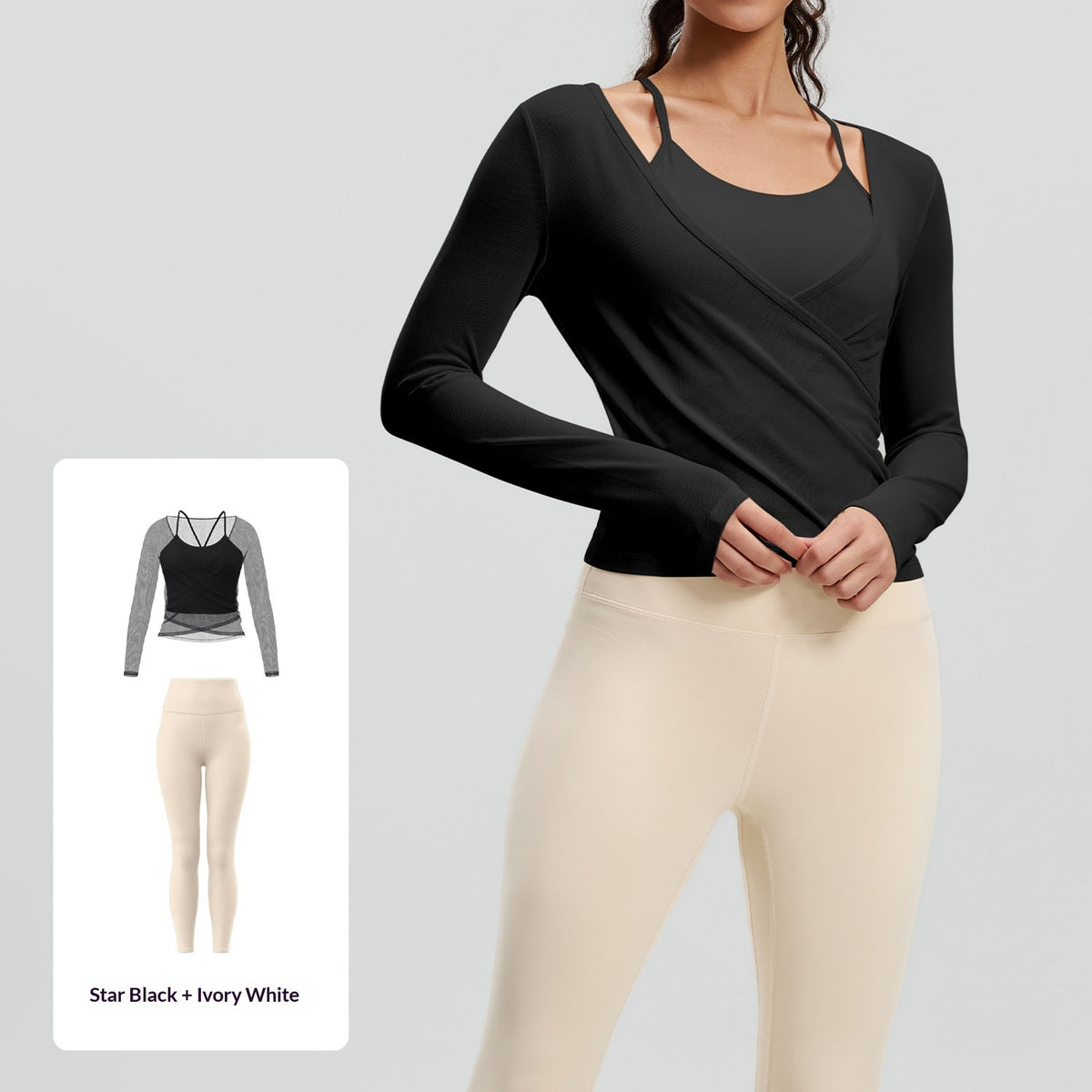 Mesh Breathable Sports High-Waisted Butt-Lifting Yoga Set For Women by Ricaloux