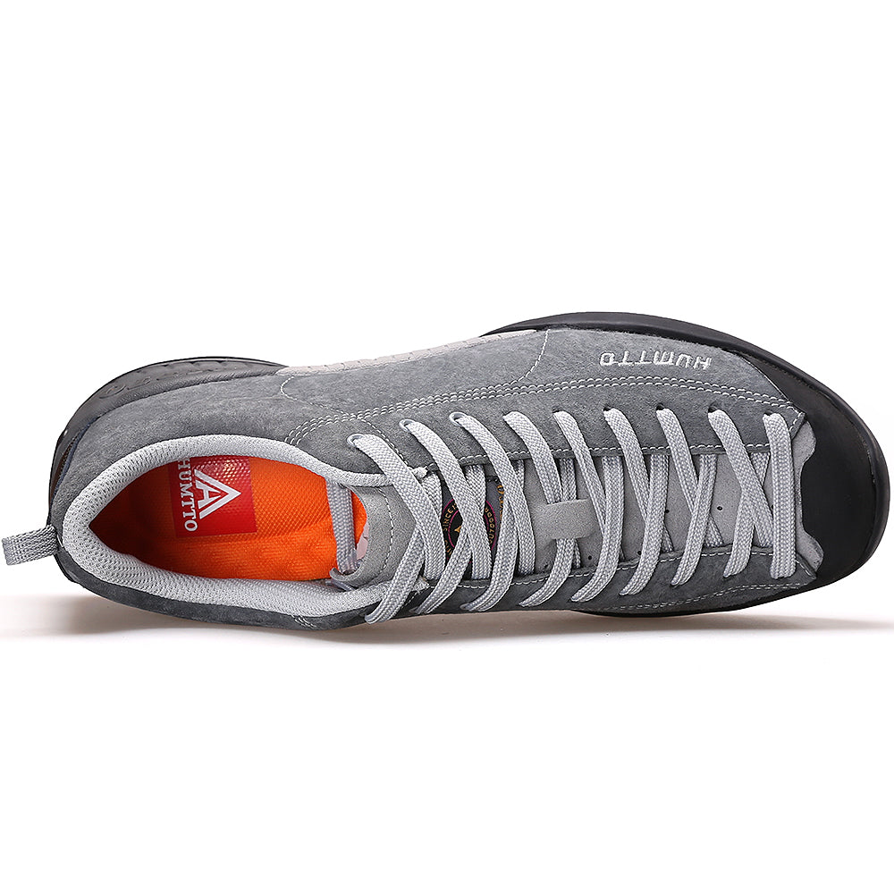 Walking Shoes Men Leather Sneakers Outdoor Sports Climbing Camping Non-slip Wearable Trekking Shoes by Ricaloux