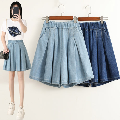 Denim Capri Pants Versatile And Relaxed-fit Summer Mid-length Shorts – Premium 0 | RICALOUX