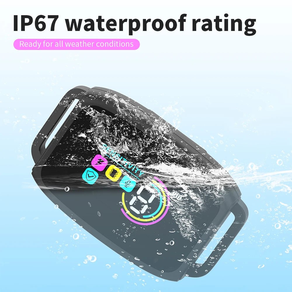 Smart Automatic Anti Barking Dog Collar Rechargeable Bark Stopper Stop Barking HD Digital Display IP67 Waterproof Collar For Dogs Pet Products - RICALOUX