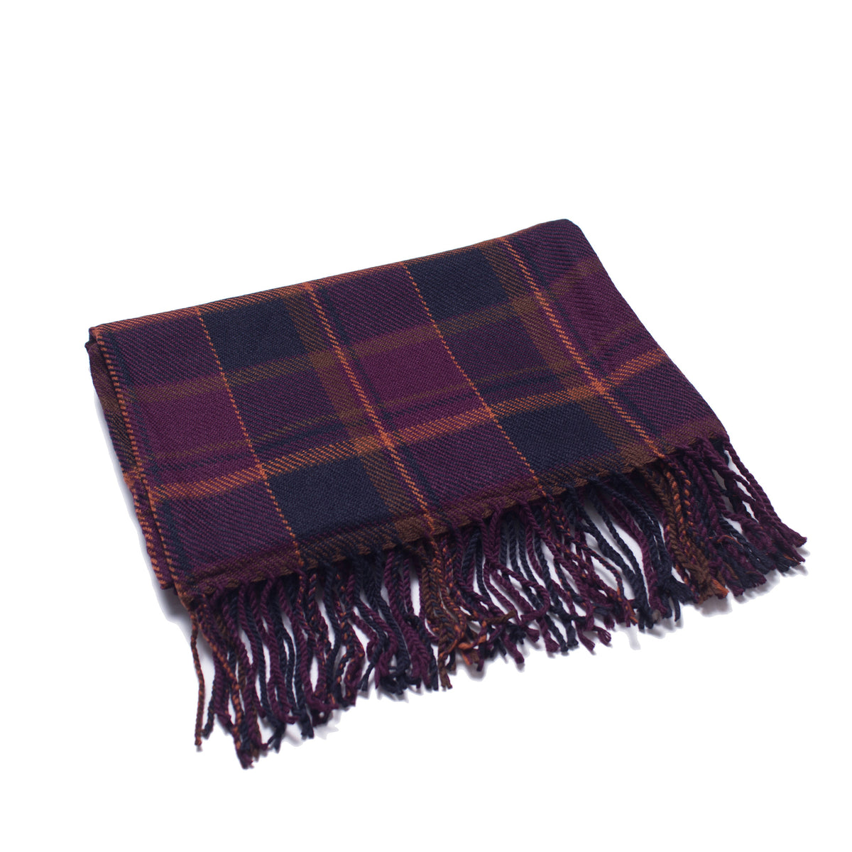 British-style Mens And Womens Couple Tassel Scarf With Large Plaid Pattern – Premium 0 | RICALOUX